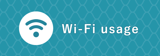 Wi-Fi usage